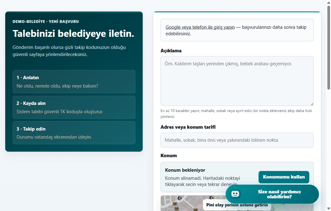 Başvuru formu